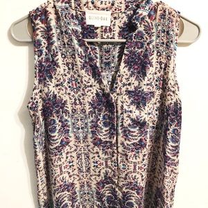 Olive and Oak sleeveless bohemian tunic